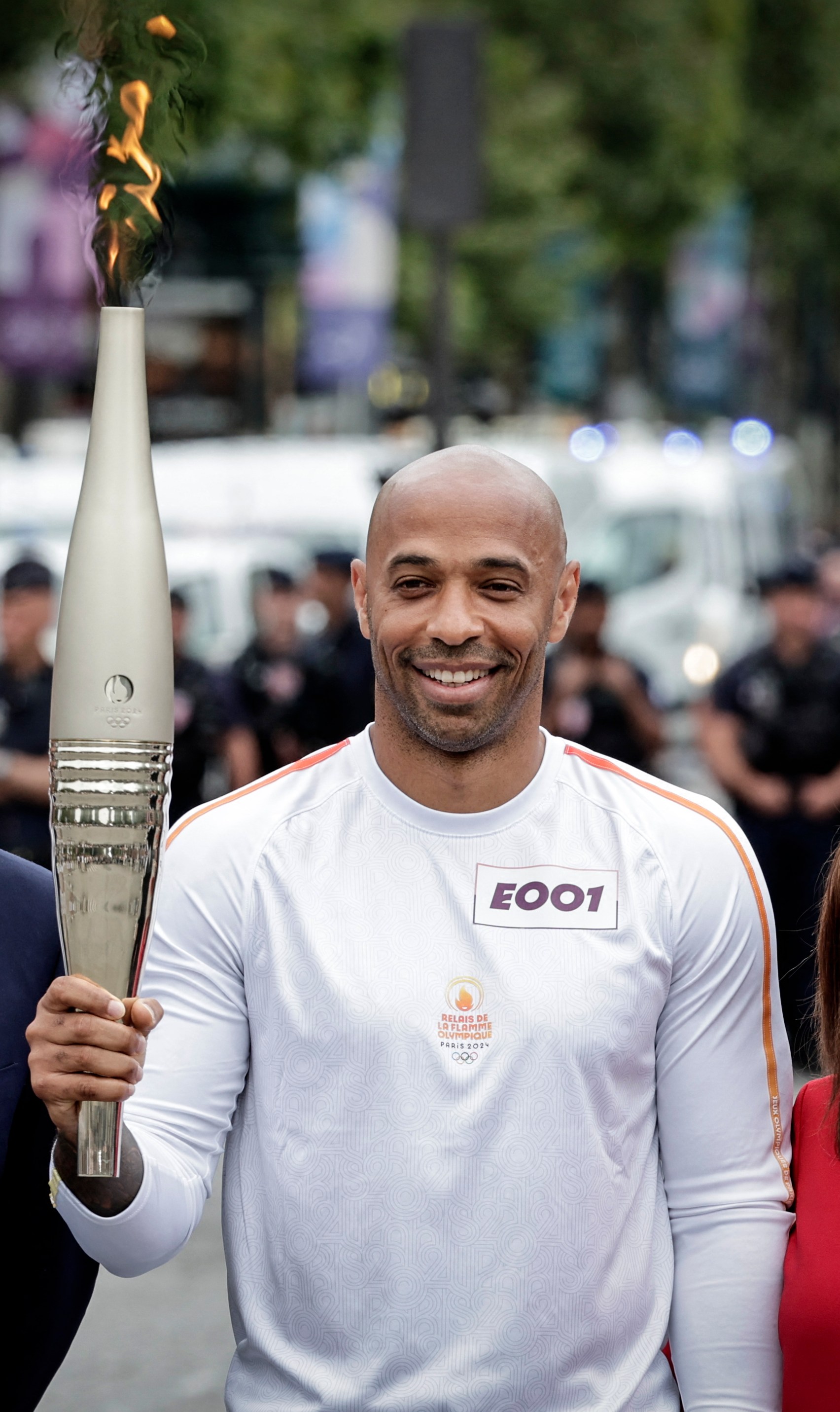 Sephora, the LVMH cosmetics brand, sponsored the Olympic torch relay, with famous holders of the torch including Thierry Henry, the French football Olympics 2024 coach